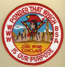 1980 Section W4B Conclave Patch