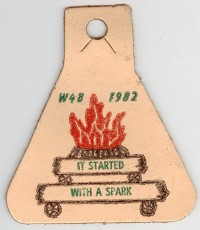 1982 Section W4B Conclave Patch - Leather