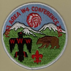 1983 Area 4 Conclave Patch