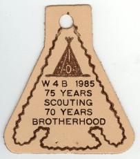 1985 Section W4B Conclave Patch - Leather