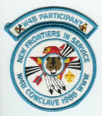 1986 Section W4B Conclave Patch with Participant Rocker