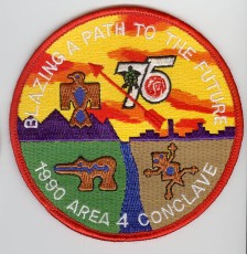 1990 Area 4 Conclave Patch