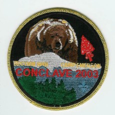 2003 Section W4B Conclave Patch Staff