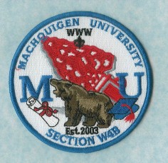 Section W4B Maquigen University Bachelor's Degree Patch