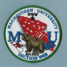 Section W4B Macquigen University Master's Degree Patch