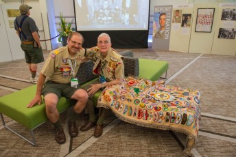 Bill Topkis and Dabney Kennedy at the 2015 NOAC GEO Museum