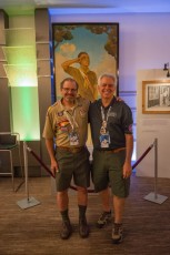 Bill Topkis and Jeff Morley at the 2015 NOAC GEO Museum