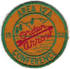 1952 Area 12-A Conference Patch