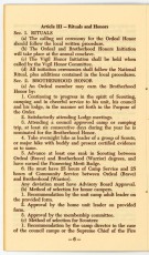 Tahquitz Lodge 127 - 1949 By-Laws