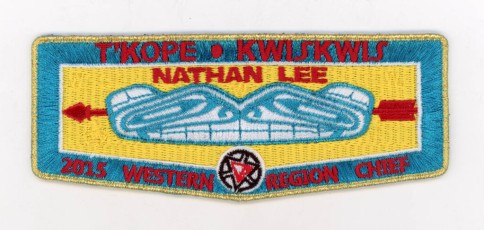 T'Kope Kwiskwis Lodge 503 2015 Western Region Chief Pocket Flap