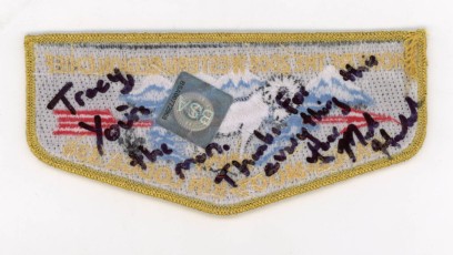 Wa-La-Moot-Kin Lodge 336 2008 Western Region Chief Pocket Flap - Reverse