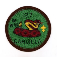 Cahuilla Lodge # 127 YC - Chenille Prototype - Front