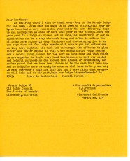 1963 January Navajo Lookout Newsletter