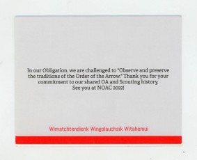 2020 NOAC GEO Note Card - Reverse