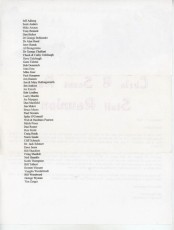Circle B Scout Ranch Staff Reunion Letters - Reverse