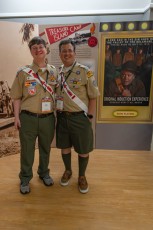 Kyle Brendel and J.D. Urbach at the 2024 NOAC GEO Museum