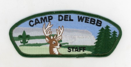 Camp Del Webb CSP Shaped Staff Patch