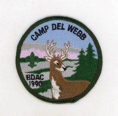 1990 Camp Del Webb Patch