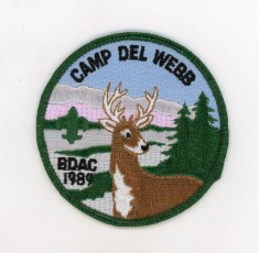 1989 Camp Del Webb Patch