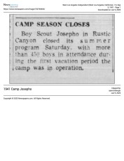 Camp Season Closes