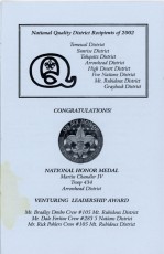 2003 - 2002 CIEC Annual Recognition Dinner Program
