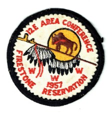 1957 Area 12-E Conference Patch