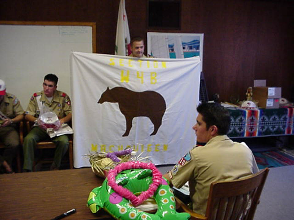 2001 - Section W4B Meeting and Section Flag