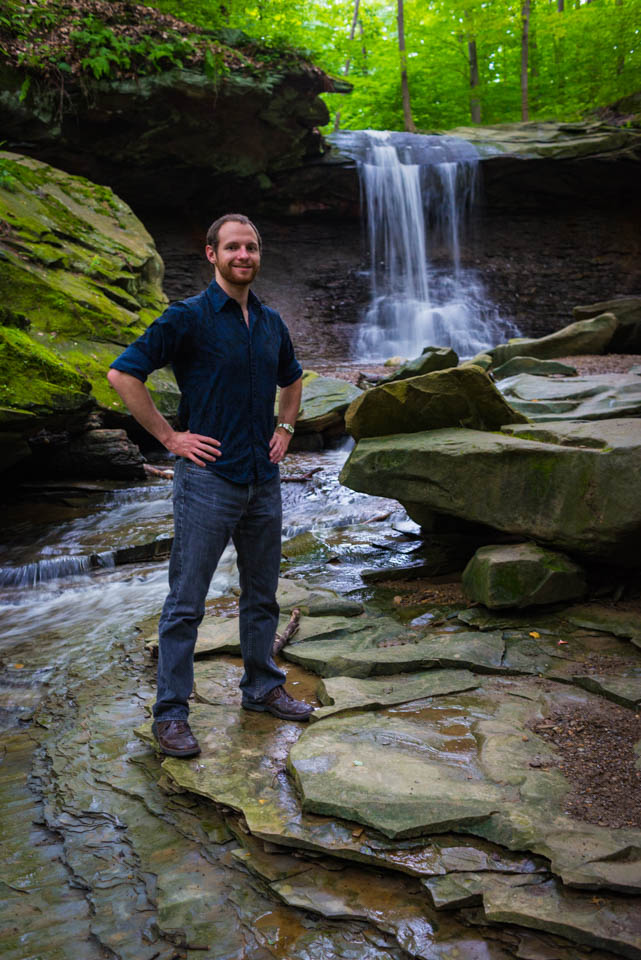 Dave Harrell and Blue Hen Falls