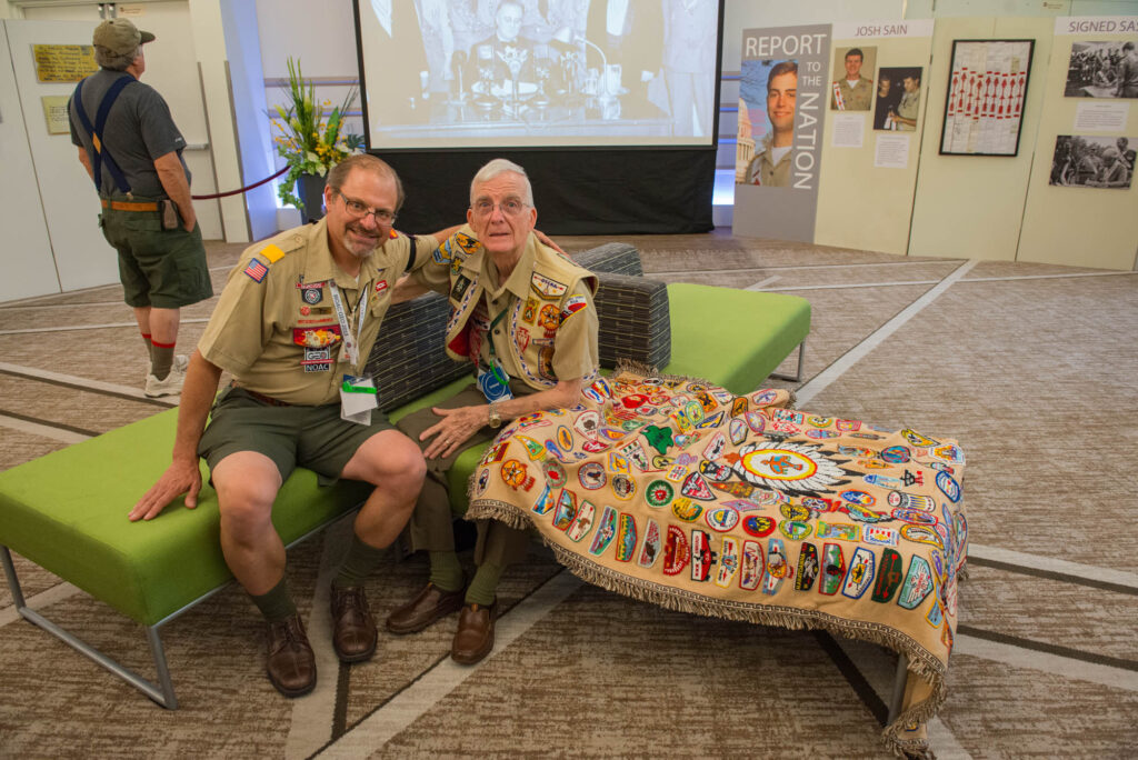 Bill Topkis and Dabney Kennedy at the 2015 NOAC GEO Museum
