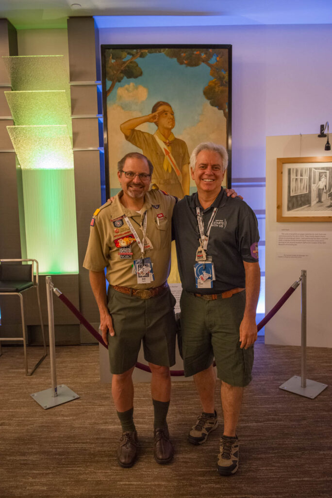Bill Topkis and Jeff Morley at the 2015 NOAC GEO Museum