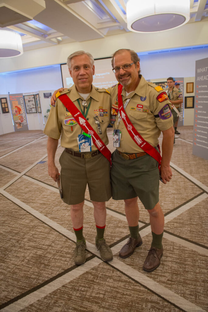 Brad Haddock and Bill Topkis at the 2015 NOAC GEO Museum