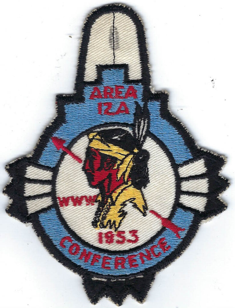1953 Area 12-A Confernece Patch