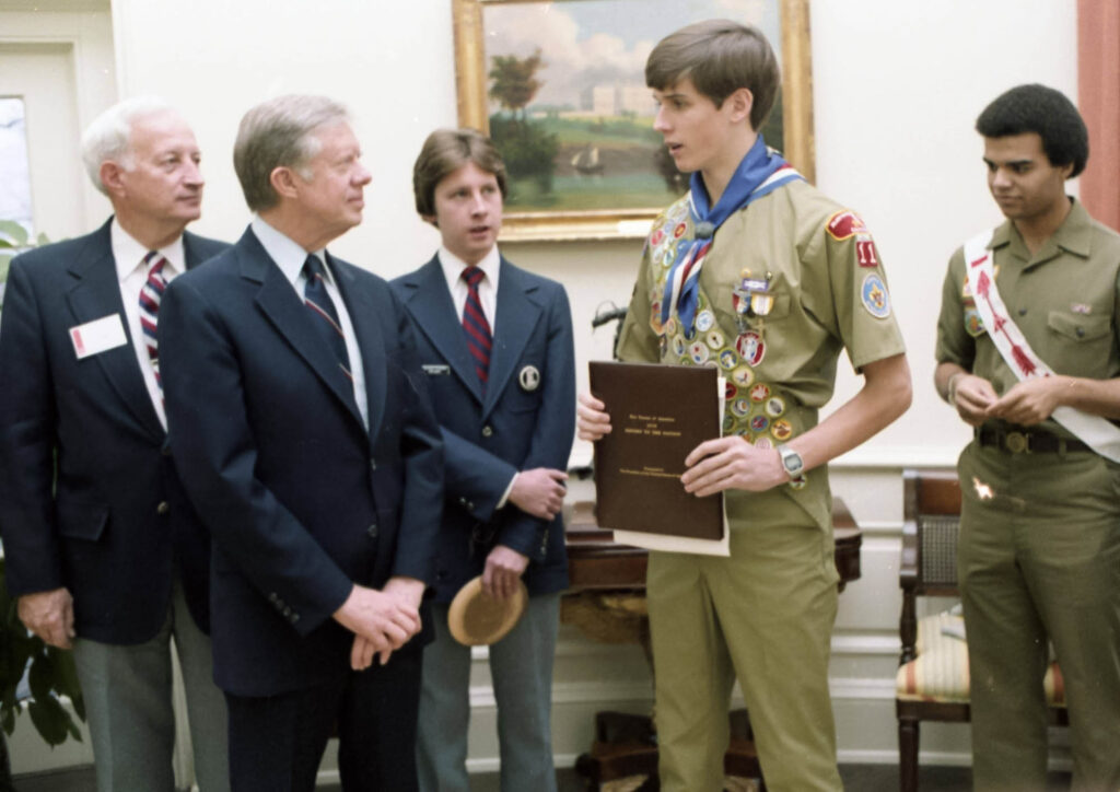 1980 - Chris Warack Meeting With Jimmy Carter