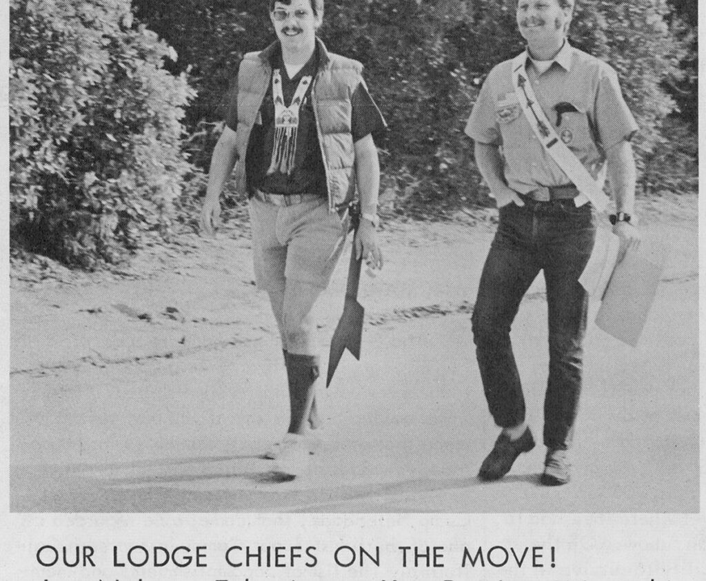 1973 - Co-Lodge Chiefs Jon Nelson and Ken DeWitt