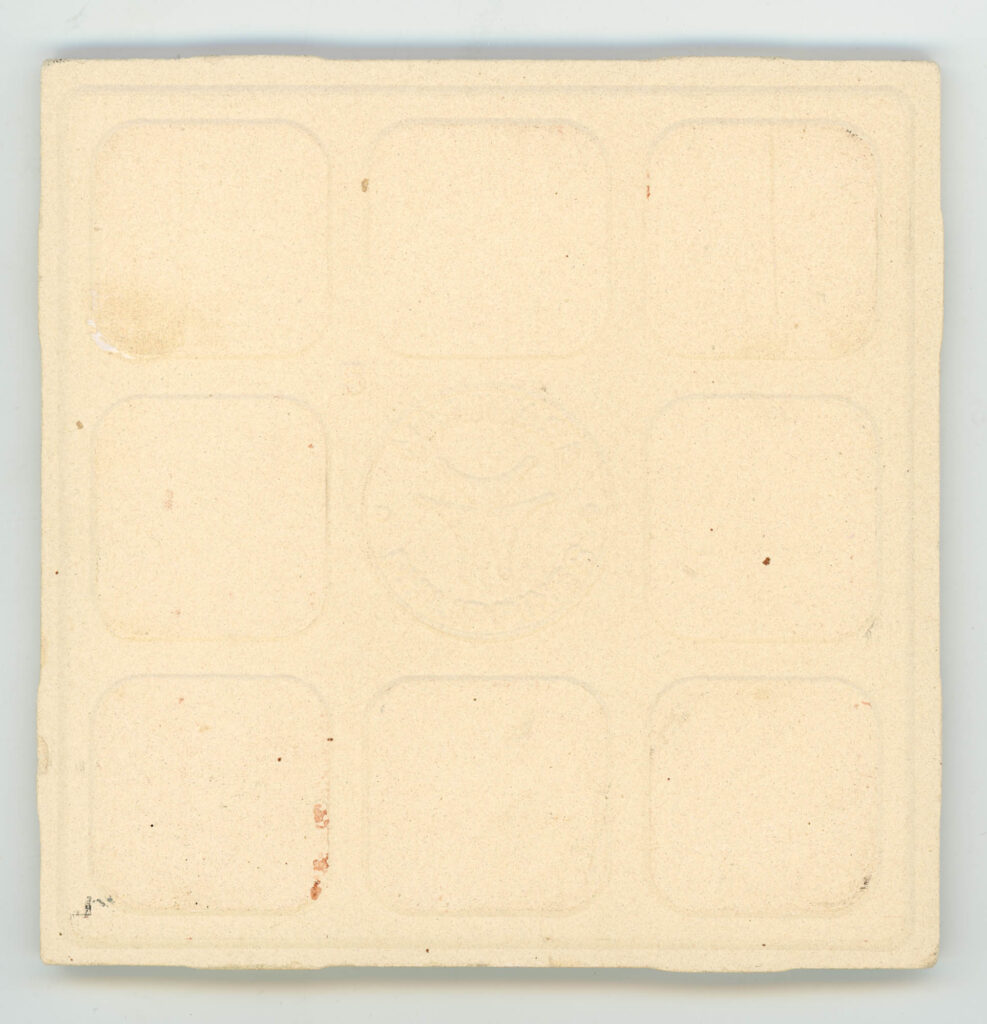 1987 Section W4B Conclave Staff Tile - Back