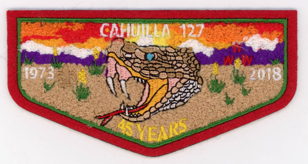 Patch - 2018 Anniversary Chenille Front