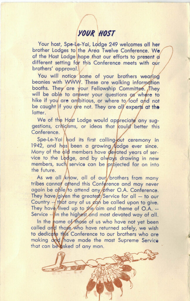 1954 Area 12-A Conference Booklet - Page 2