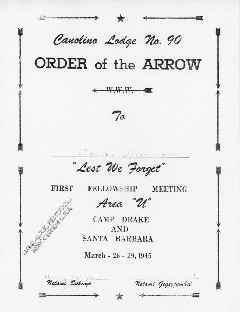 1945 Area U Meeting - Page 2