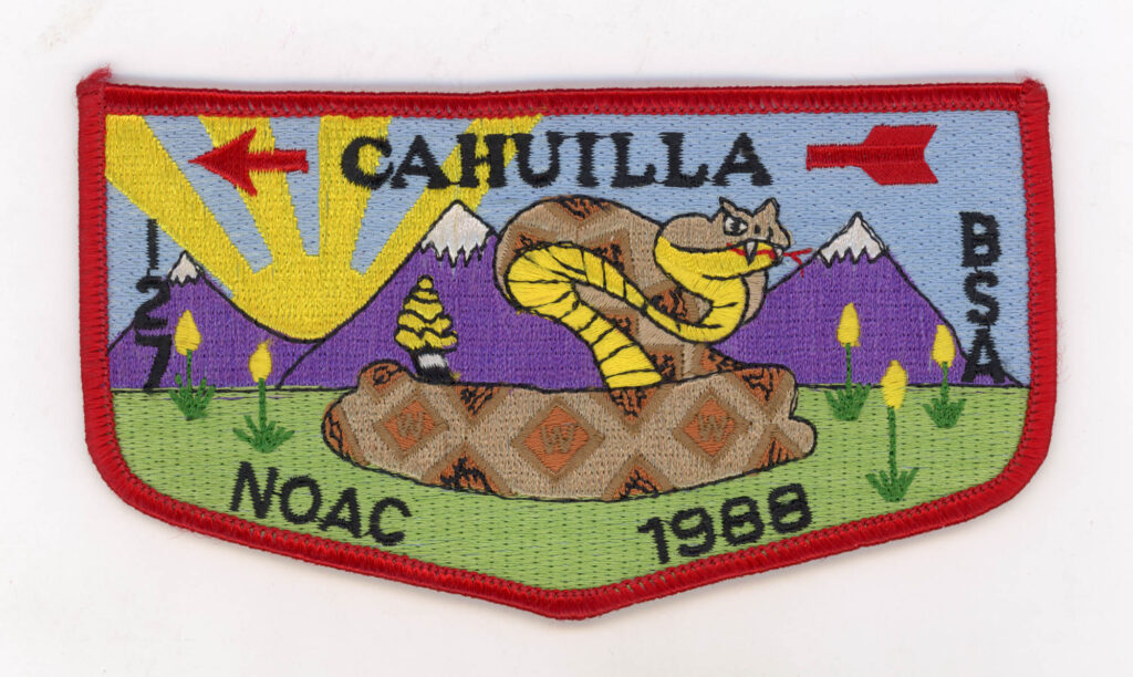 Cahuilla Lodge S27 Pocket Flap - 1988 NOAC Trader
