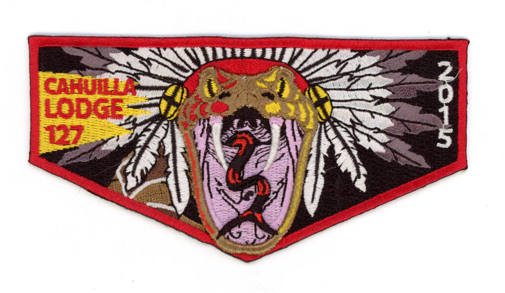 2015 Cahuilla Lodge # 127 NOAC Pocket Flap