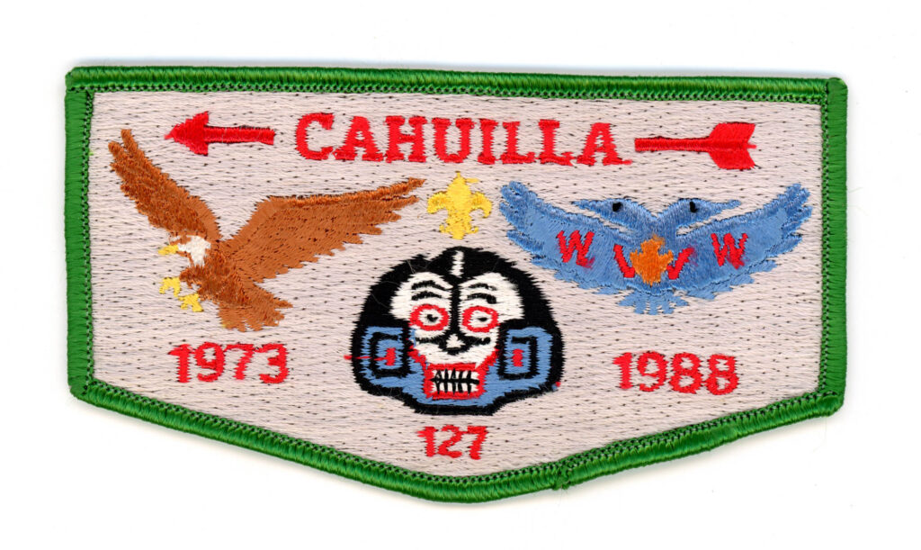 Cahuilla Lodge # 127 S26 Pocket Flap 15th Anniversary