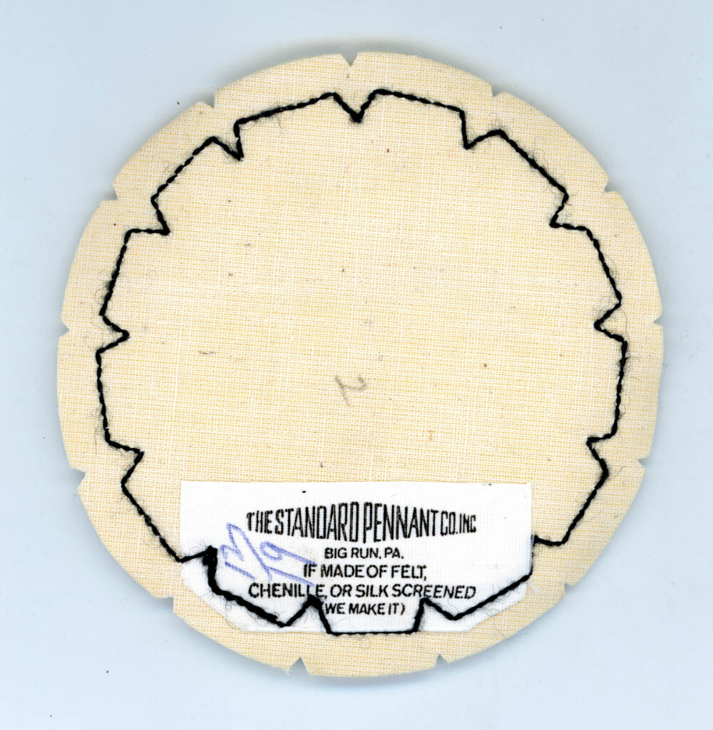 Wiatava Lodge # 13 C10B Chenille - Reverse