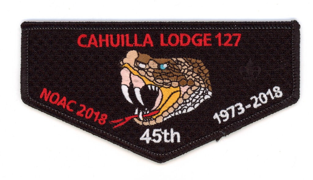Cahuilla Lodge # 127 S. 45th Anniversary NOAC 2018