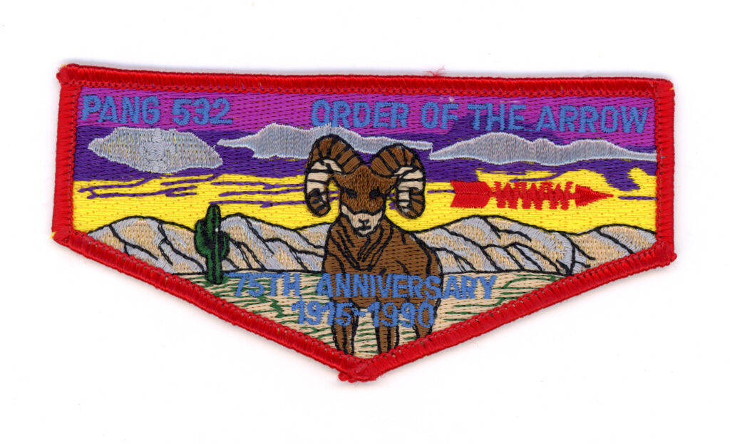 Pang Lodge # 532 S16 Pocket Flap 75th Anniversary