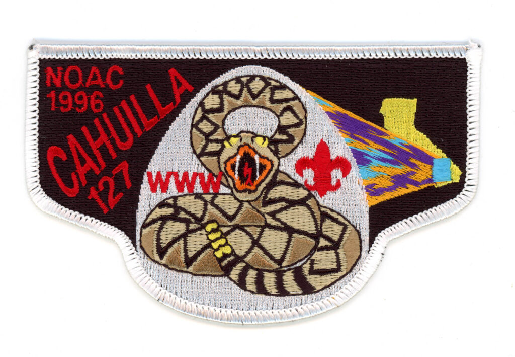 Cahuilla Lodge # 127 S47 Pocket Flap - 1996 NOAC Standard