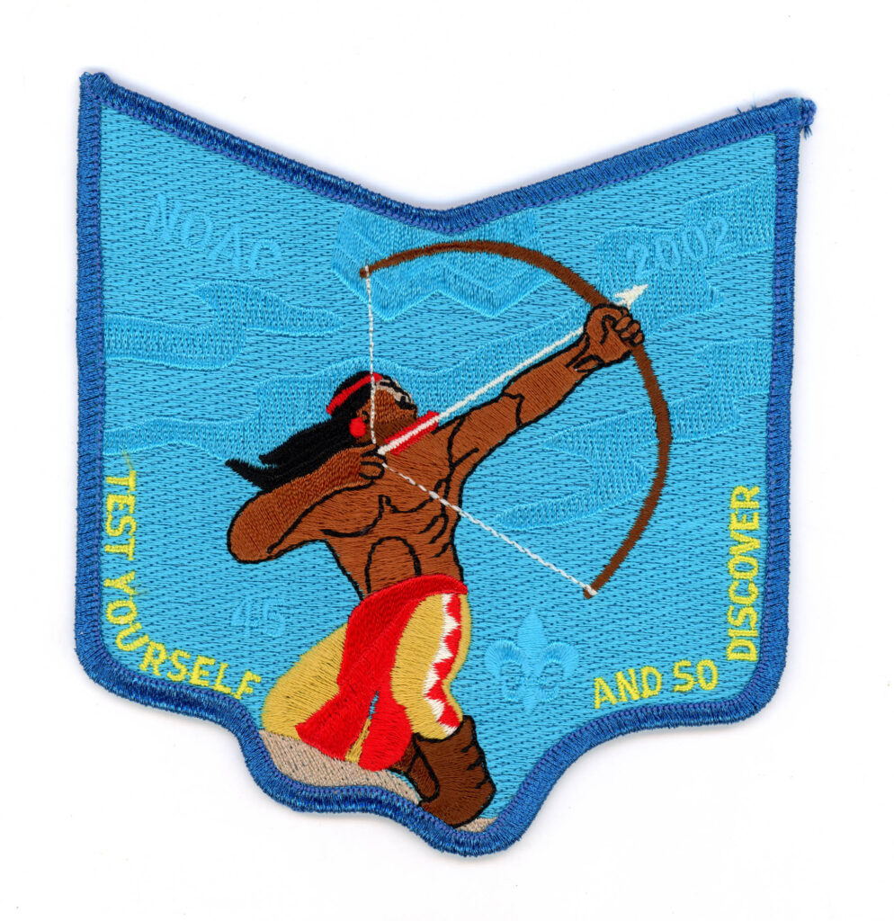 Tiwahe Lodge # 45 X? - 2002 NOAC Blue Mylar