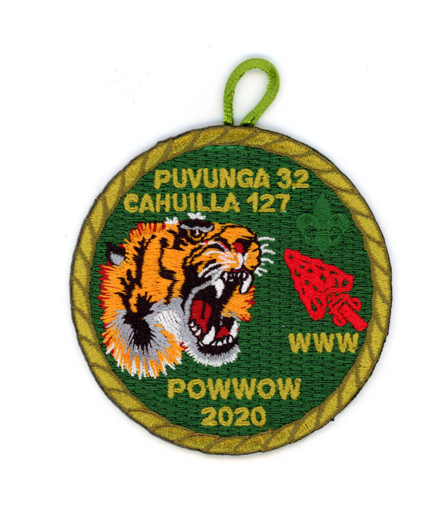 ER2020 Cahuilla Lodge # 127 and Puvunga Lodge # 32 Pow Wow Patch