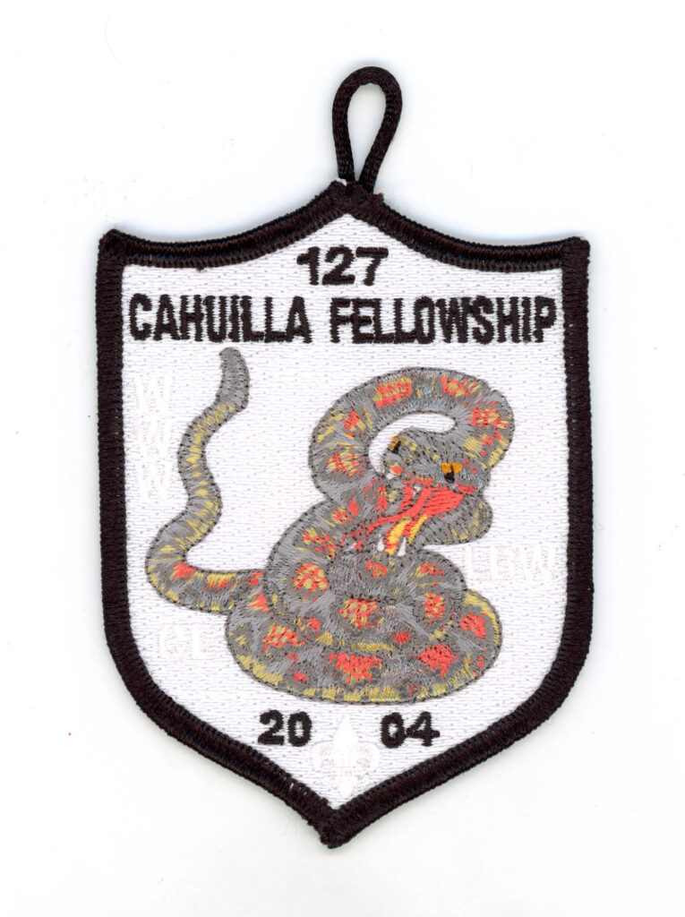 Cahuilla Lodge # 127 2004 Fall Fellowship Patch