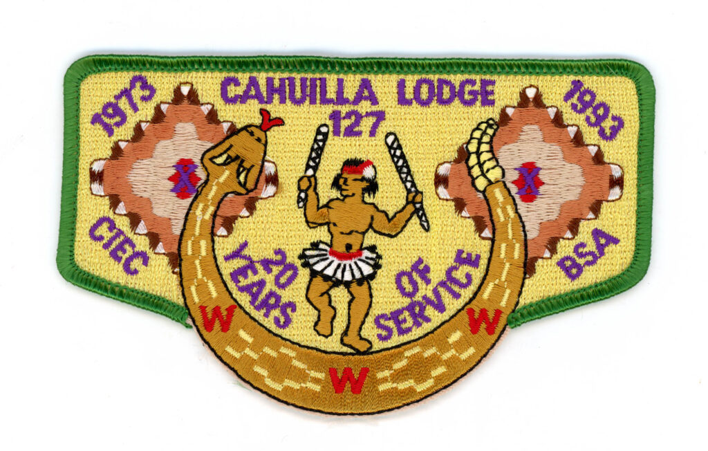 Cahuilla Lodge # 127 S38 1993 Ordeal Border Pocket Flap