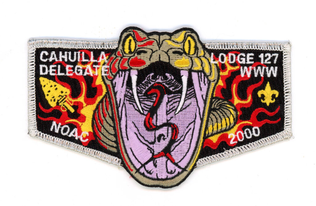 Cahuilla Lodge # 127 S60 2000 NOAC Delegate